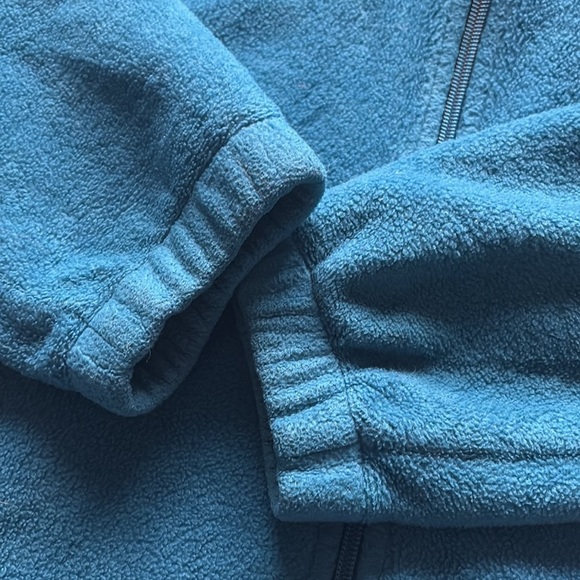Columbia Full Zip Fleece Jacket | Teal Blue | Cozy Outdoor Layer | Size Large - Picture 5 of 8
